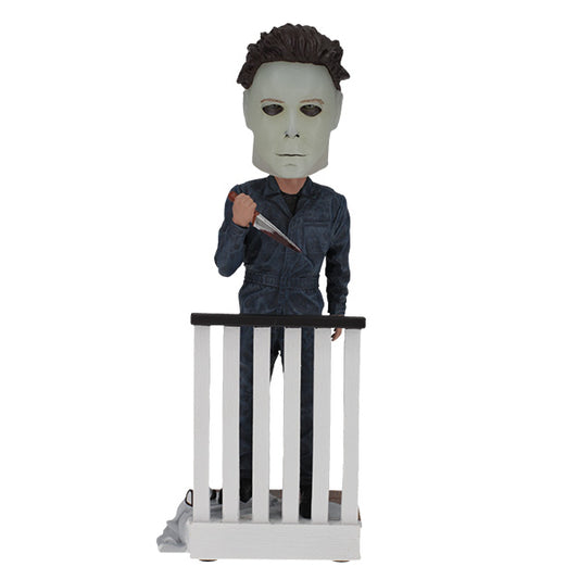 Halloween Michael Myers Glow in the Dark Mask Bobblehead